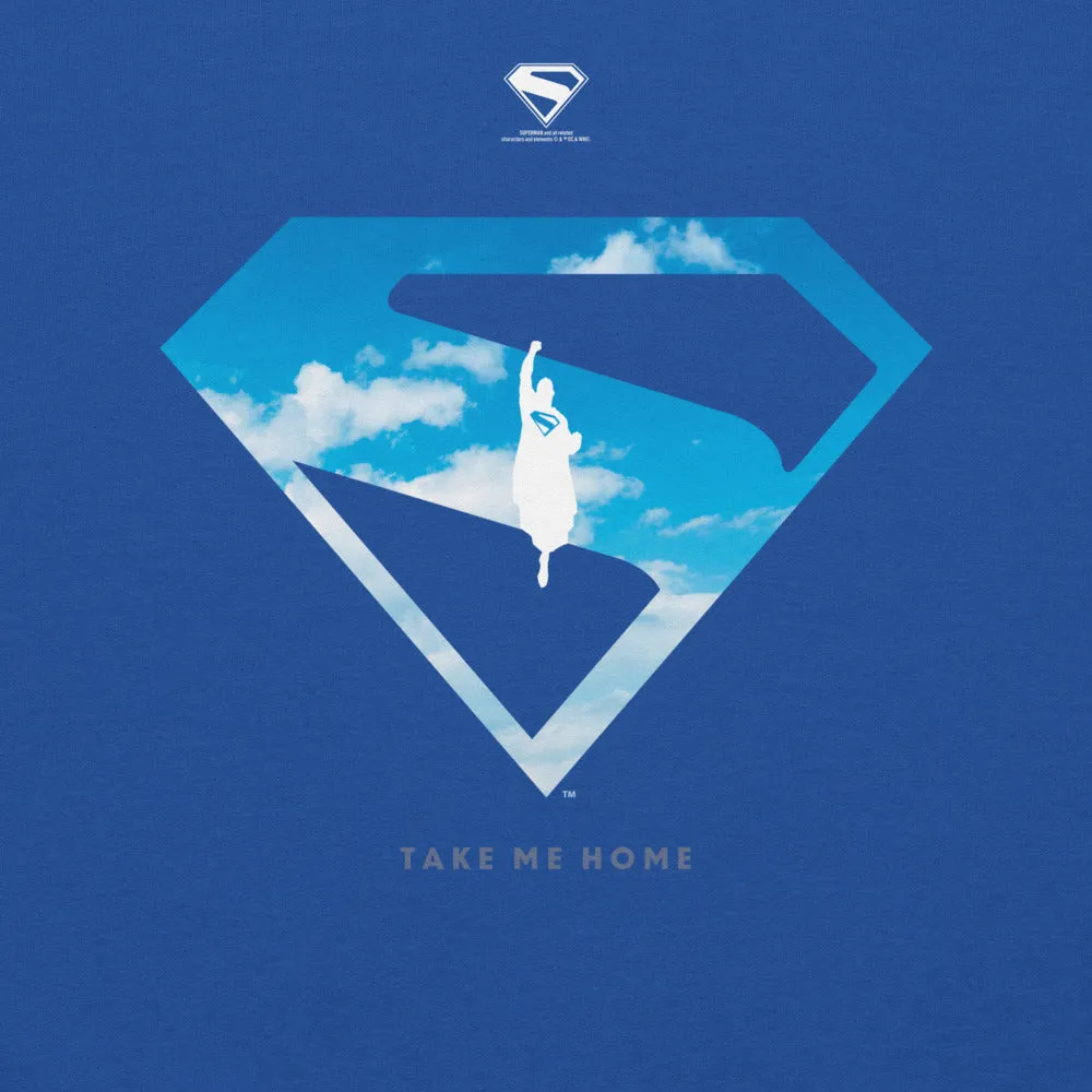 Batman Superman (2025 Movie) Take Me Home Hoodie blå