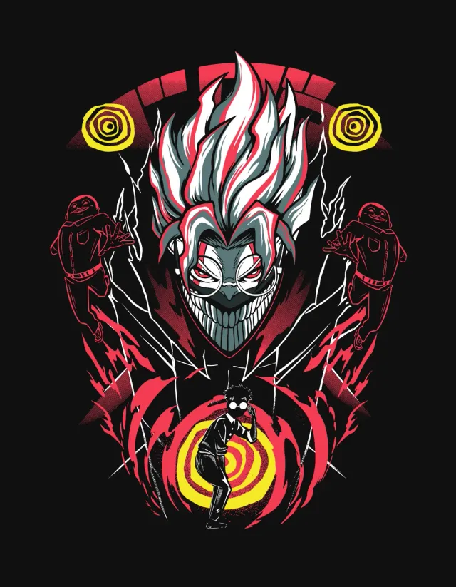 Anitaku Paranormal Clash T-skjorte unisex bomull M–3XL