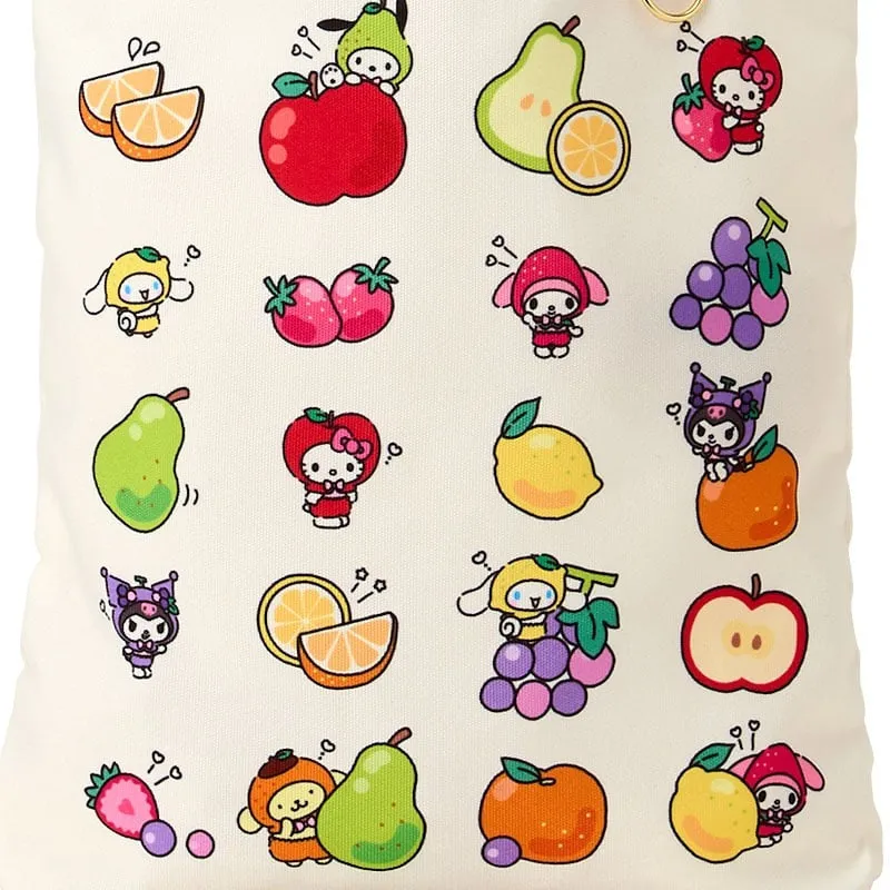 Hello Kitty Sanrio Characters Tote Bag handlenett fruktserie