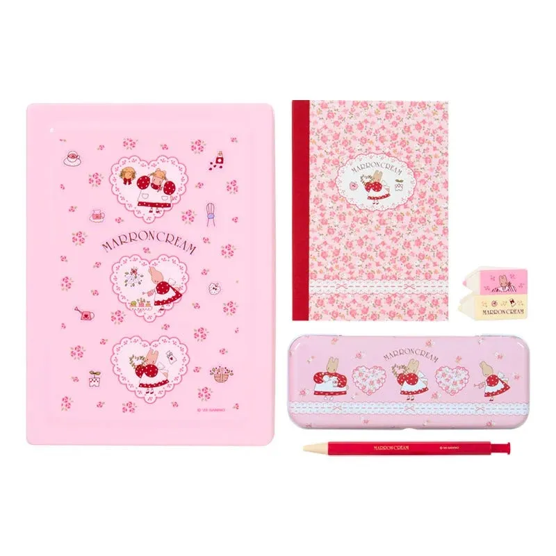 Hello Kitty Sanrio Forever Marroncream 5-pc Stationery Set skrivesett