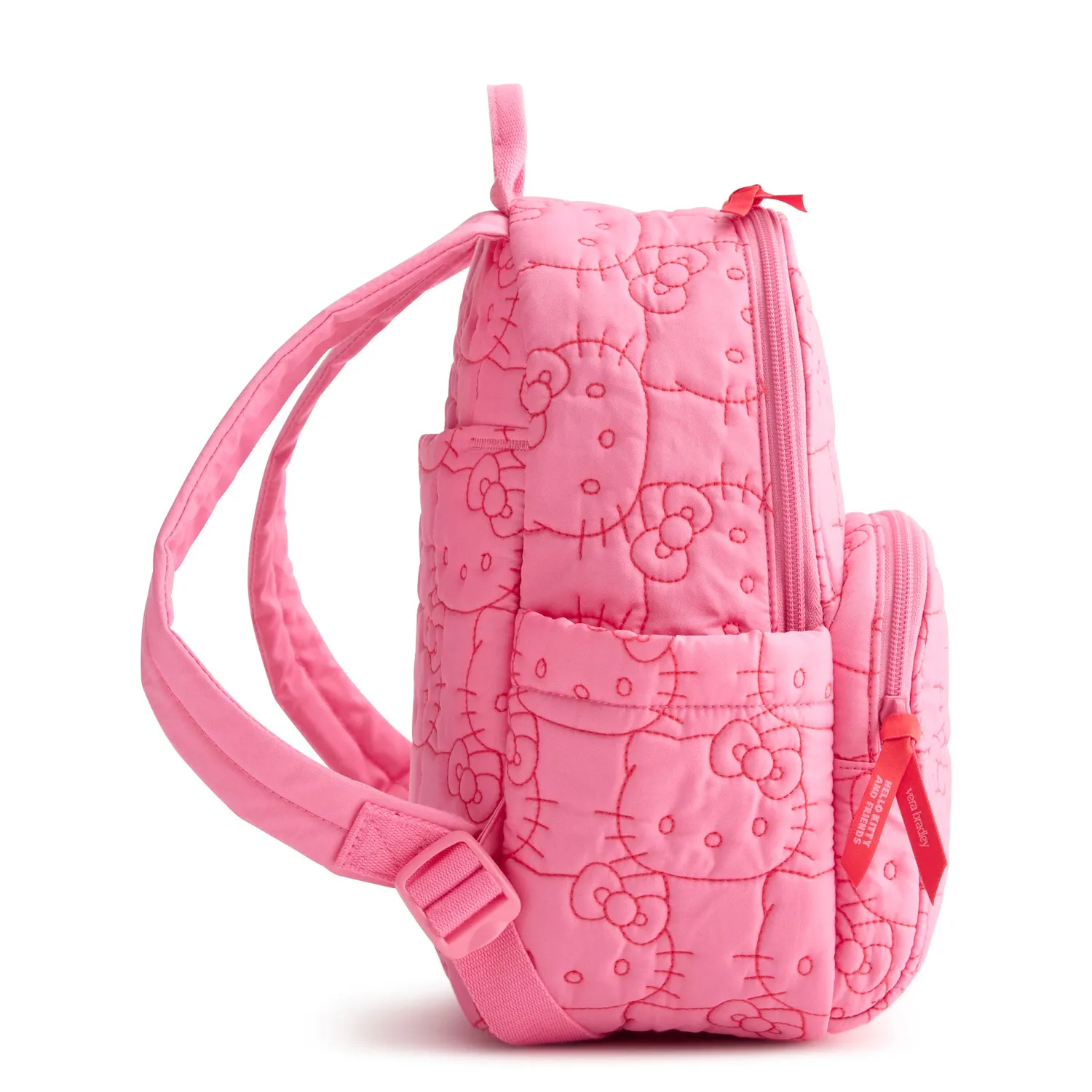Hello Kitty x Vera Bradley Small Banbury Backpack liten rosa ryggsekk