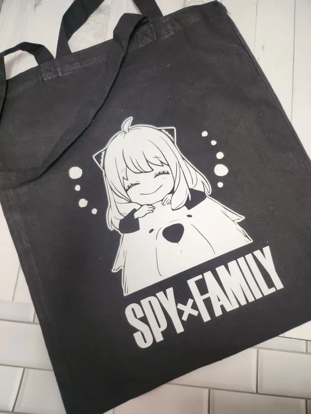 Anitaku SPYXFAMILY Anya & Bond handlenett bomull