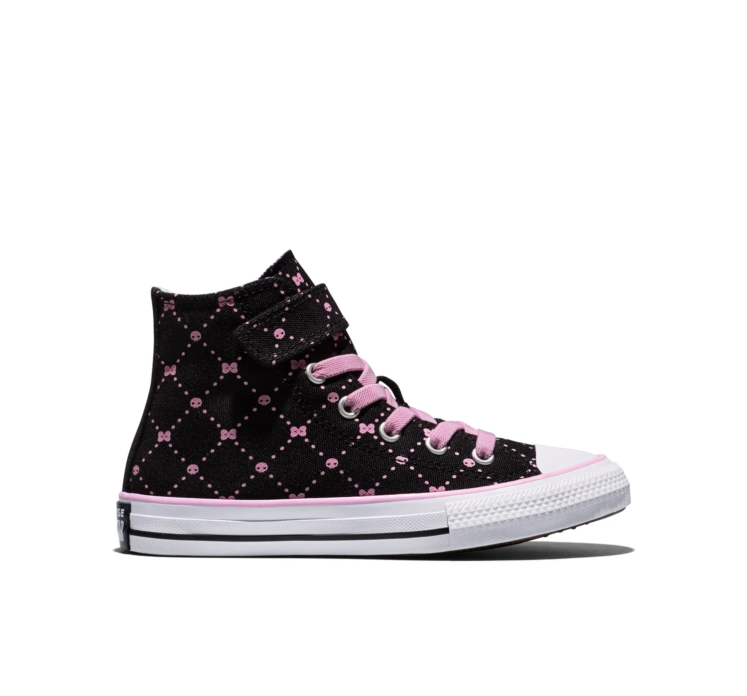 Converse x My Melody & Kuromi Chuck Taylor All Star Easy-On barnesko svart rosa brun str. 11–3
