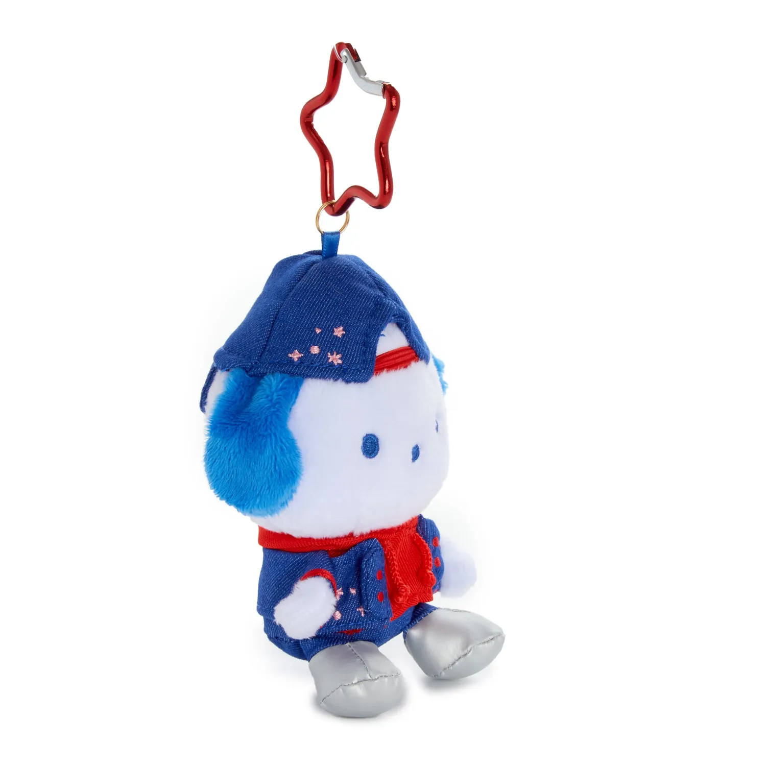 Hello Kitty Hapidanbui Pochacco plysj nøkkelring med karabinkrok