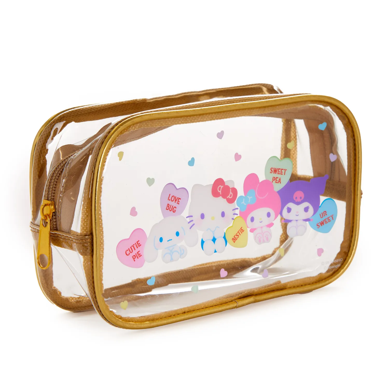 Hello Kitty and Friends x Sweethearts toalettmappe gjennomsiktig PVC