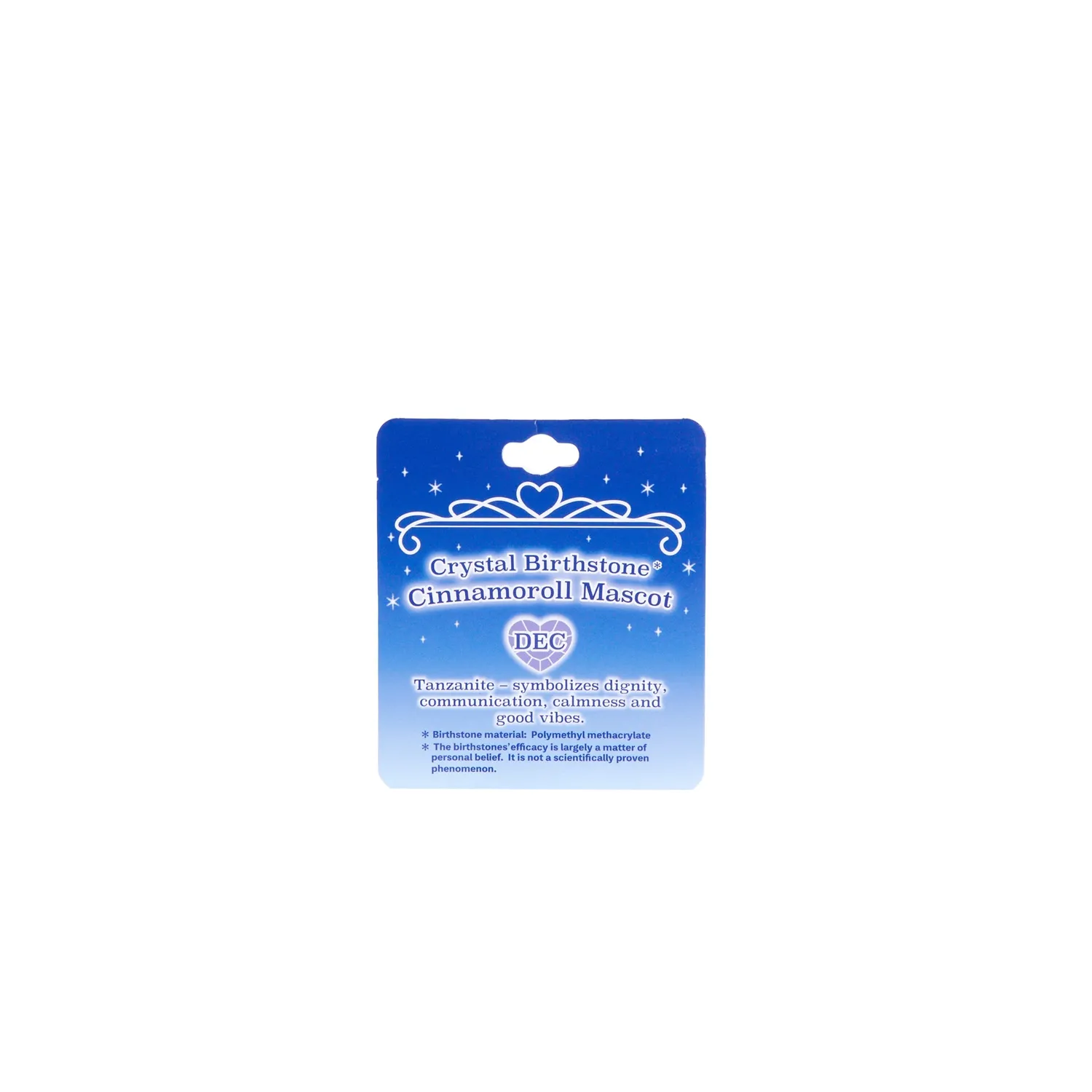 Hello Kitty Birthstone Cinnamoroll Mascot Keychain desember tanzanitt
