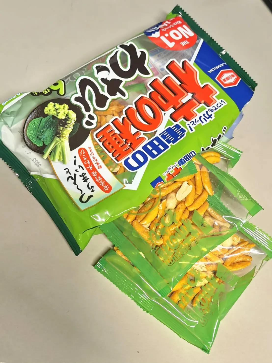 Neo Tokyo Kaki no Tane Wasabi Rice Snacks rissnacks 164 g 6 poser