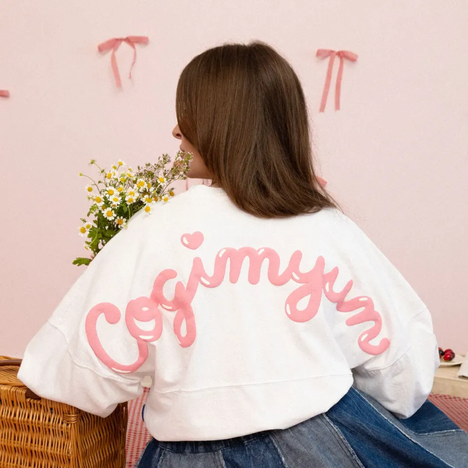 Hello Kitty Cogimyun x JapanLA Cropped Spirit Jersey genser hvit bomull