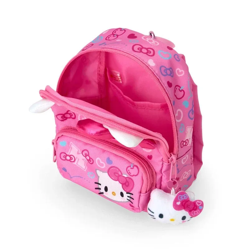 Hello Kitty Sparkling School mini veskeanheng med glidelås