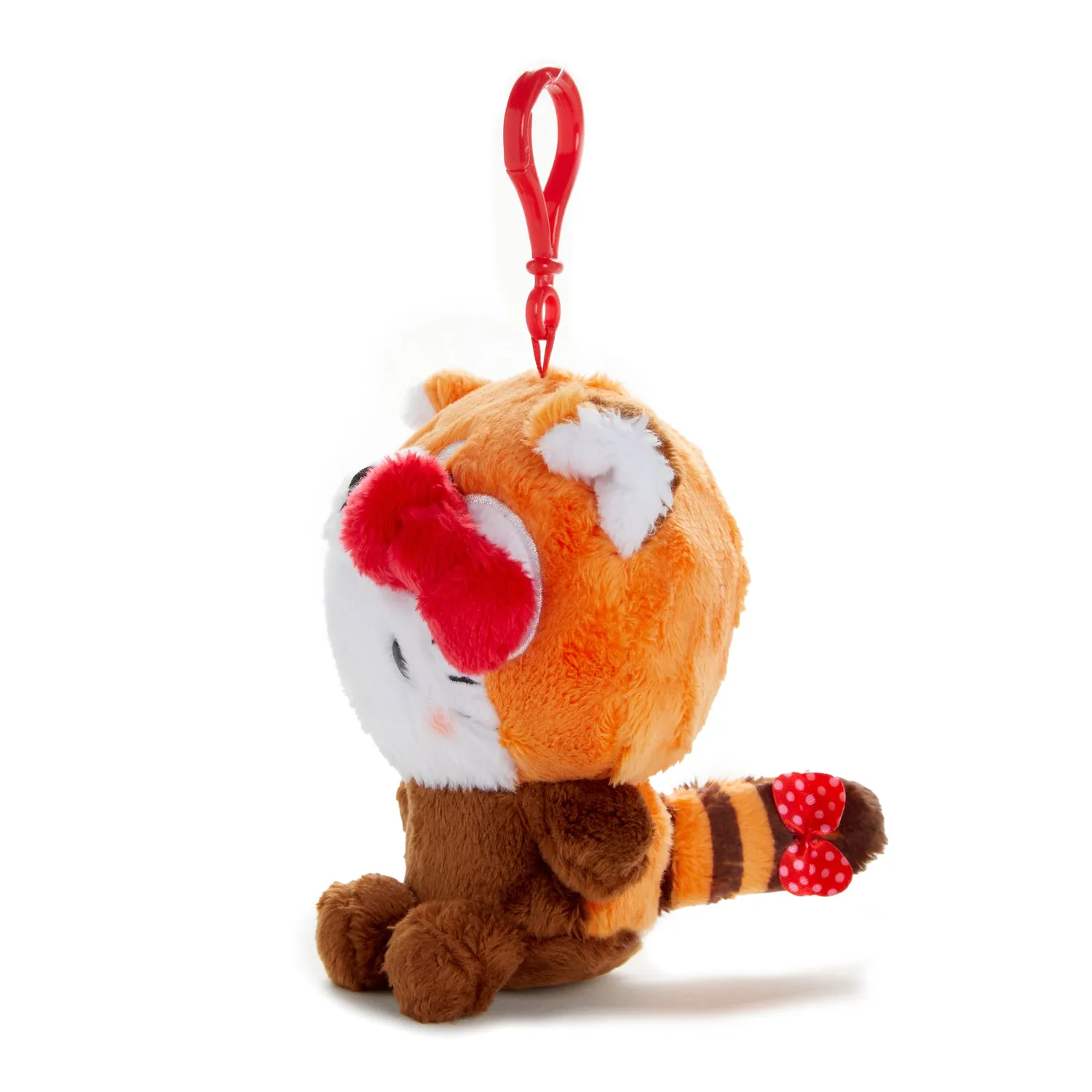 Hello Kitty Zoo Series Red Panda plysjmaskot med klips 10 cm