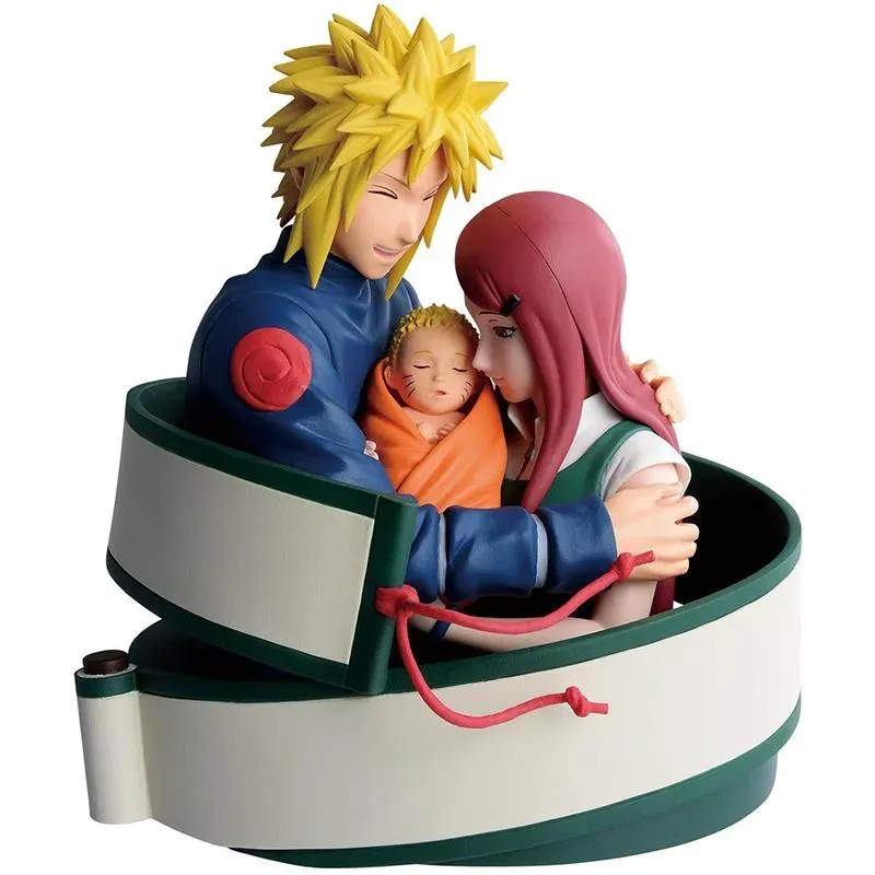Neo Tokyo 72 Series Minato, Kushina & Naruto figur 13 cm