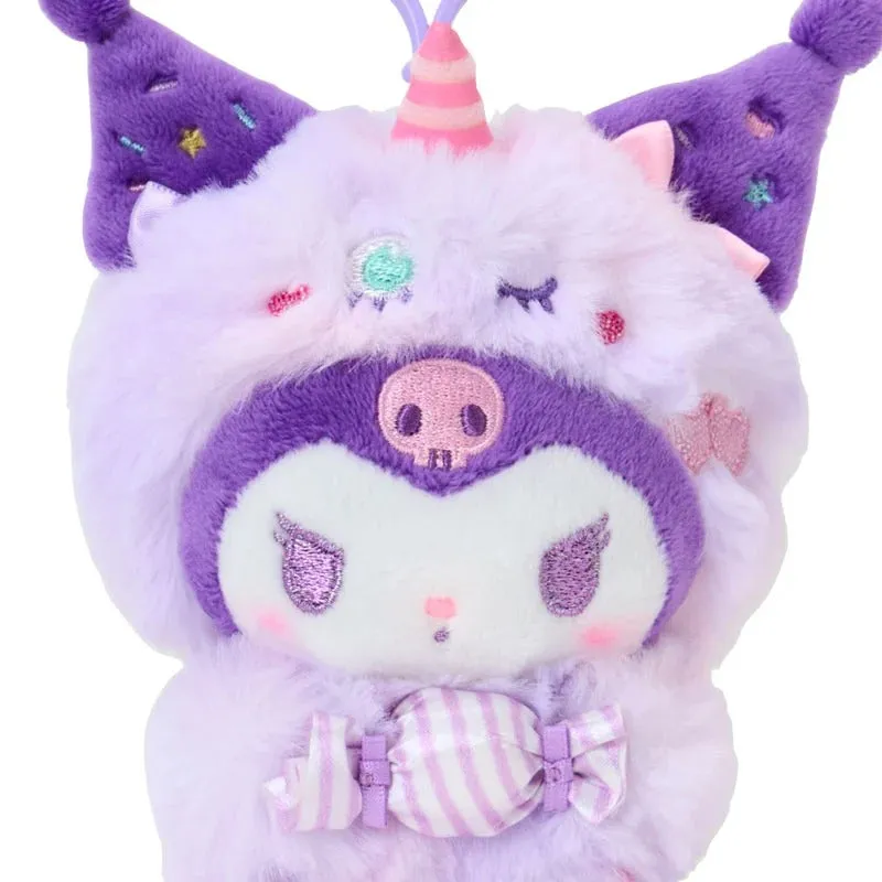 Hello Kitty Colorful Pop Monster Kuromi Plush Mascot Clip plysjklips