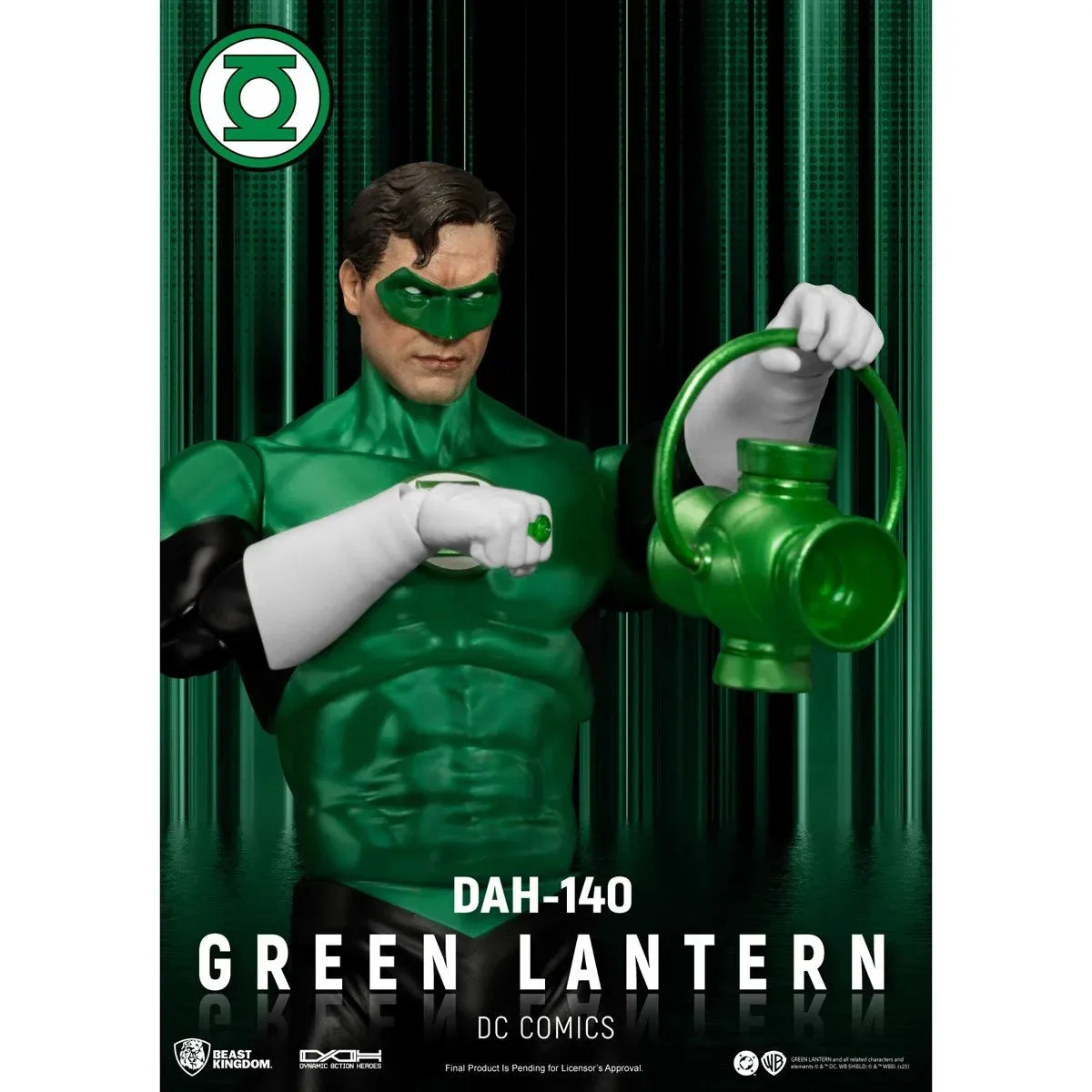 Green Lantern DAH-140 Dynamic 8ction Heroes actionfigur 8 tommer