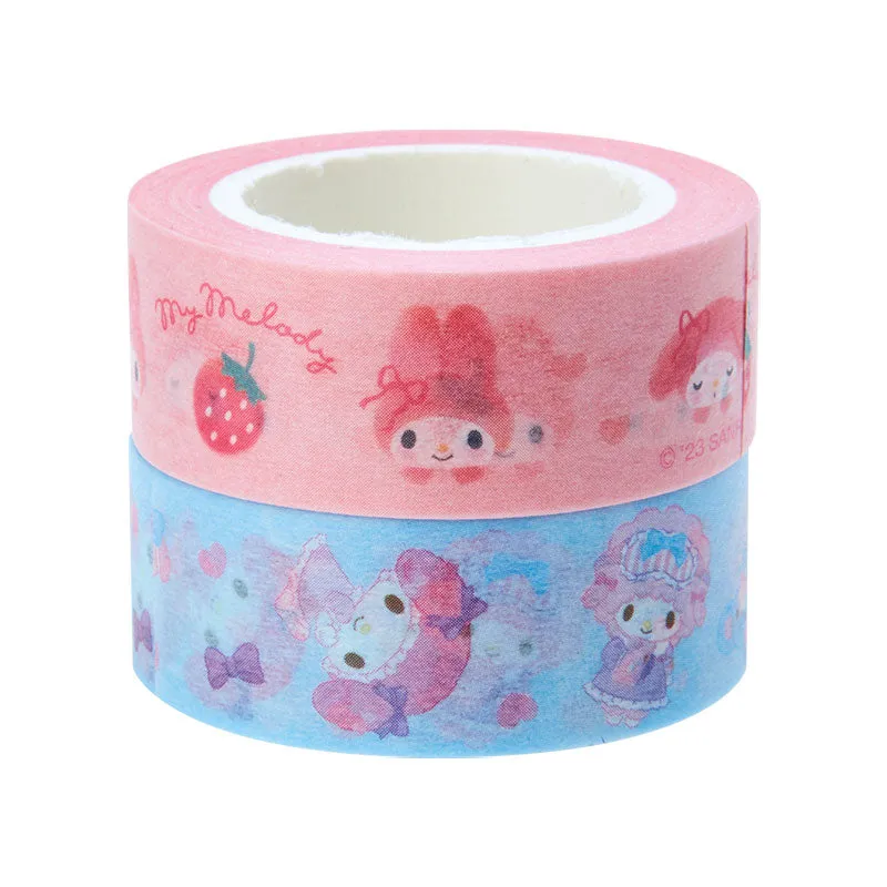 Hello Kitty My Melody washi tape 2-pak dekorativ