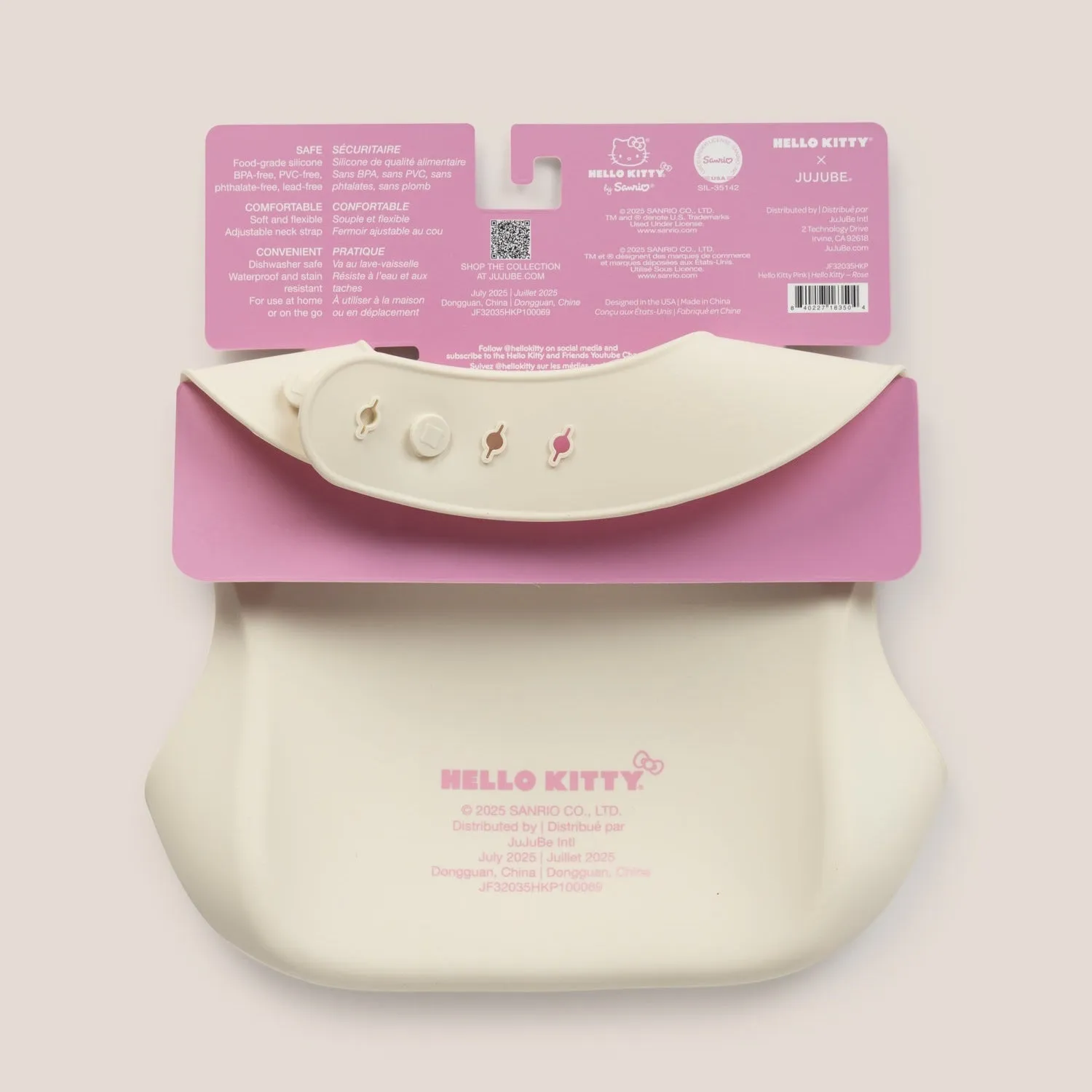 Hello Kitty x JuJuBe silikonsmekke til baby