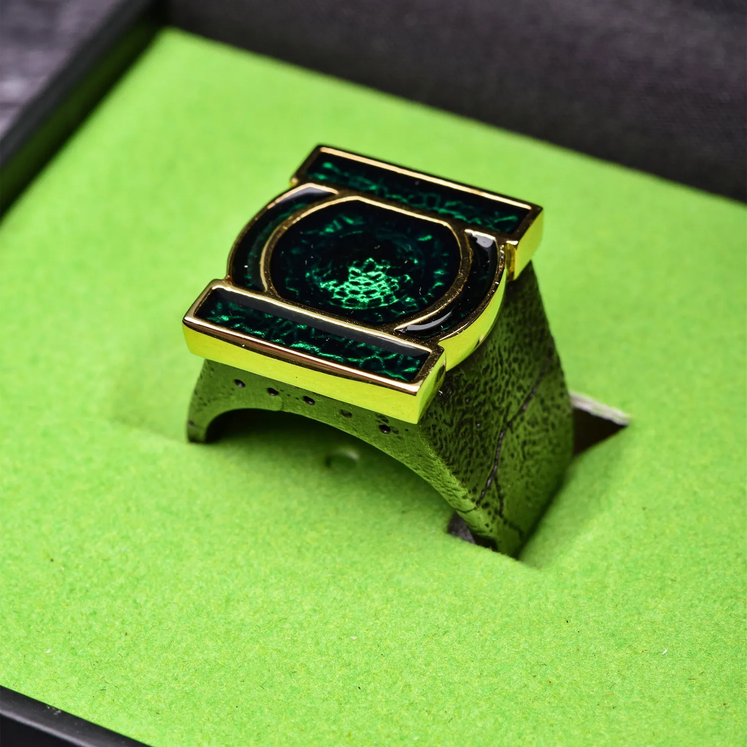 Green Lantern Lanterns Green Lantern Power Ring ring størrelse 6–14 grønn emalje