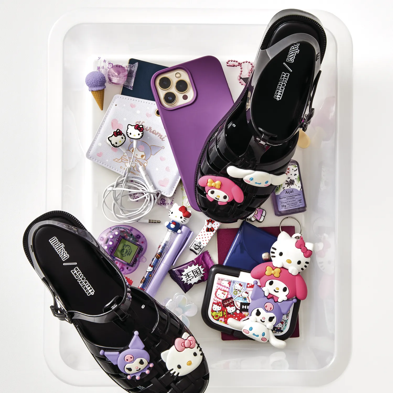 Hello Kitty and Friends Melissa Possession gelésandaler Black str. 5–10