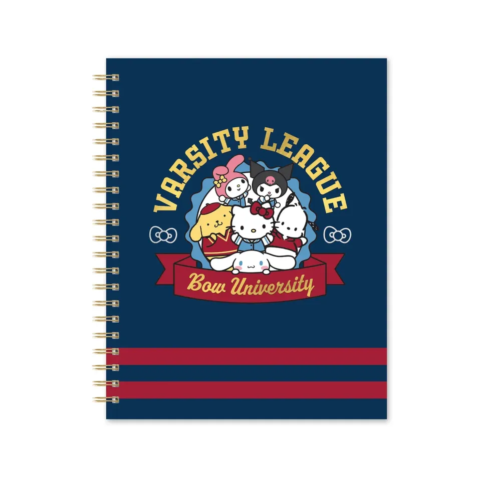 Hello Kitty and Friends x Studio Oh! Varsity Extra-Large Spiral Notebook notatbok