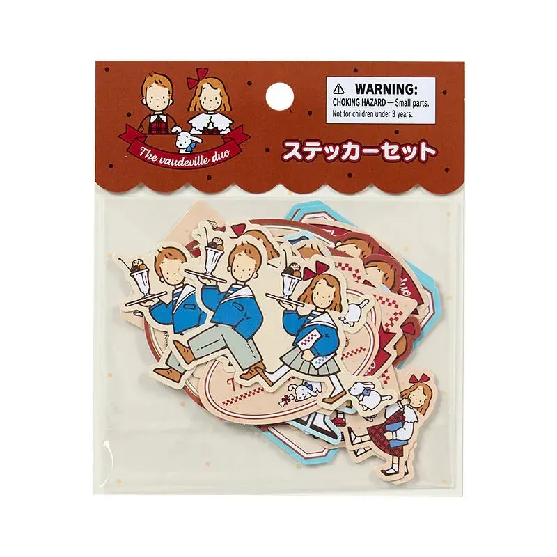 Hello Kitty Friendly Pair The Vaudeville Duo klistremerker 16 stk folie