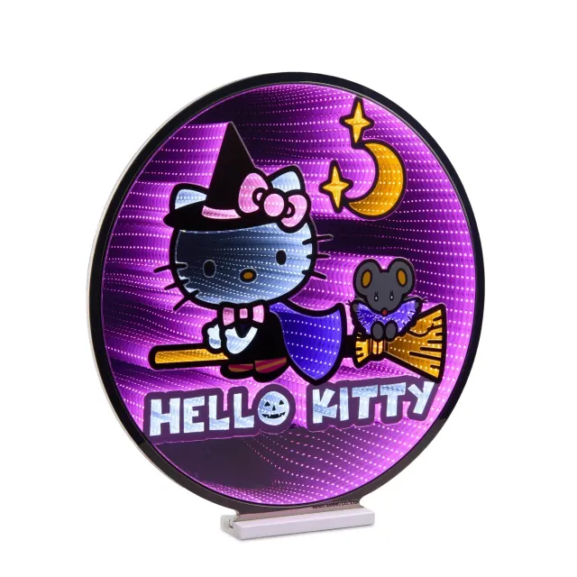 Hello Kitty 24” Halloween Witch Decorative Ekkolight Infinity Light LED