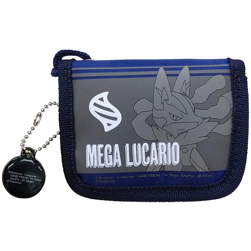 Neo Tokyo Pokemon Round Wallet w/Strap lommebok marineblå 11,5 × 9 cm polyester