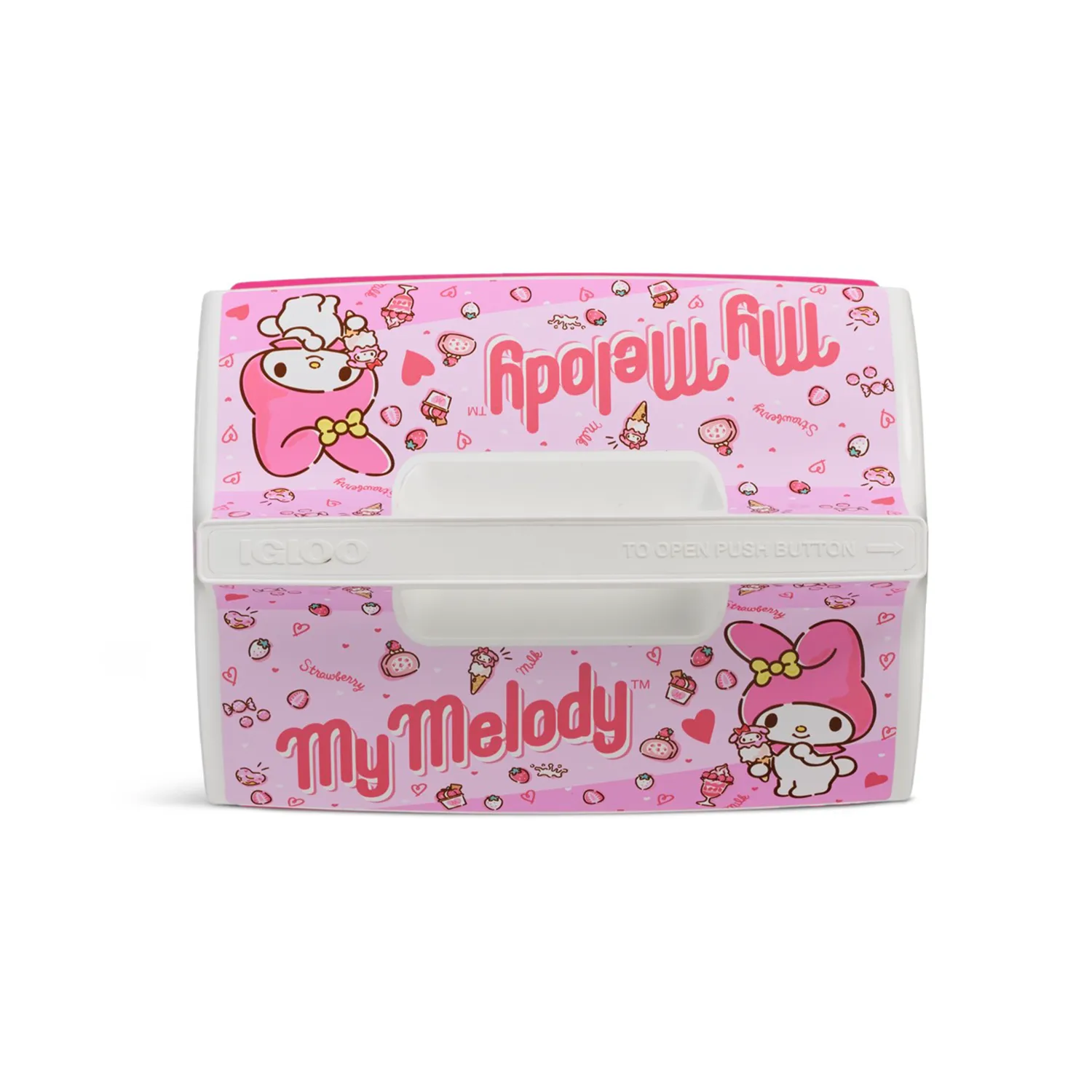 Hello Kitty My Melody x Igloo Little Playmate 7 Qt Cooler kjøleboks rosa
