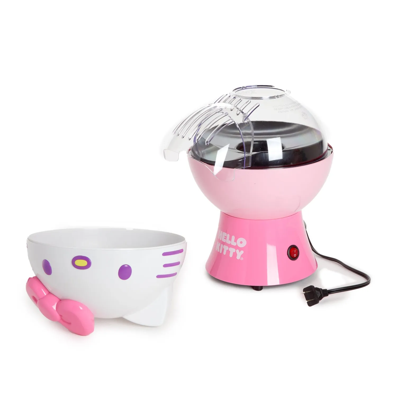 Hello Kitty Popcorn Maker popcornmaskin varmluft rosa