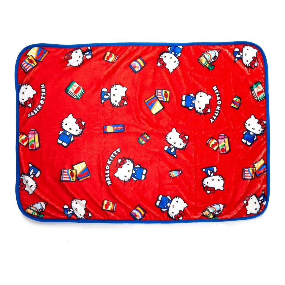 Hello Kitty Supermarket Series pledd 27,5 × 39,5 tommer vaskbart