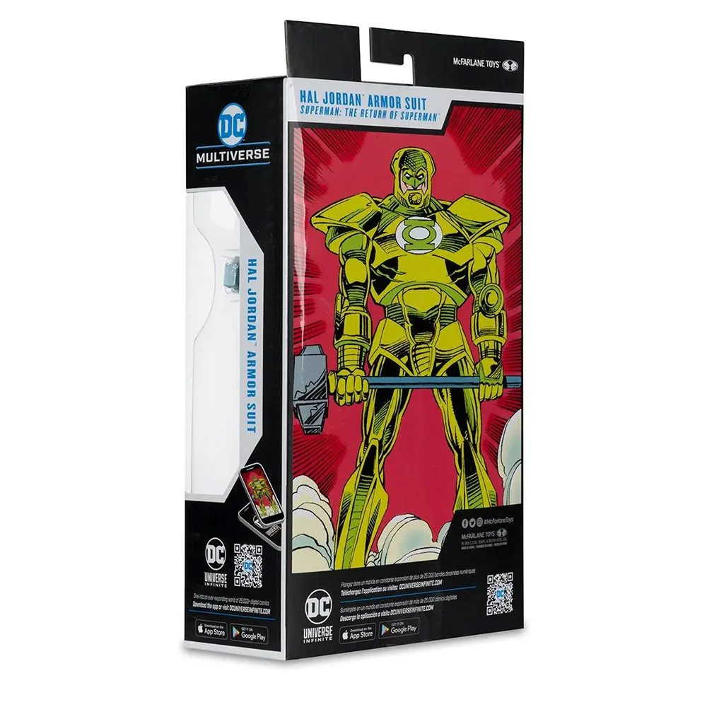 McFarlane Toys DC Multiverse Hal Jordan Armor Suit actionfigur 7 tommer