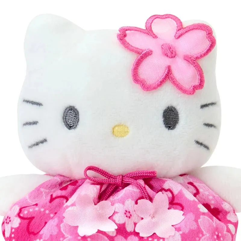 Hello Kitty Cherry Blossom Fairies bean-bamse 4" med sakuradetaljer