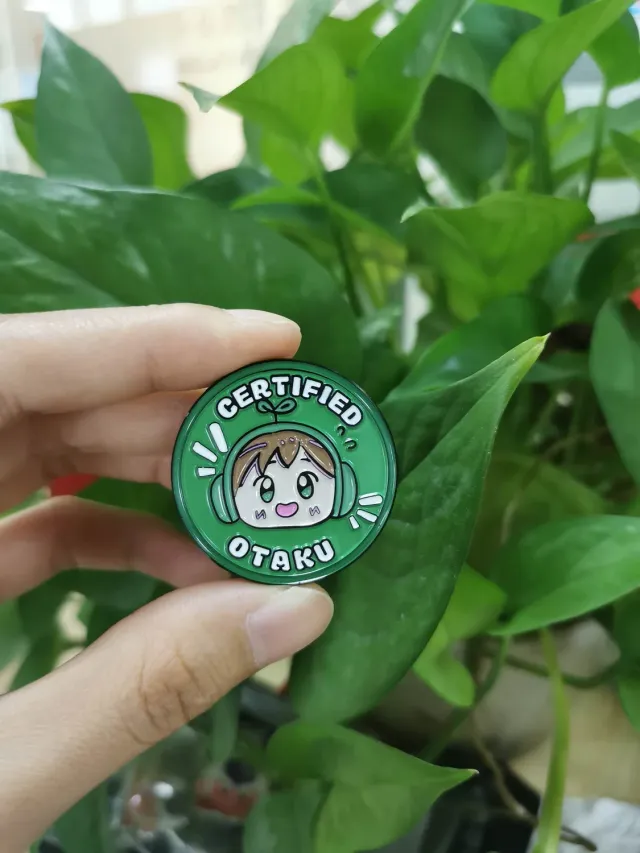 Anitaku Certified Otaku Pin hardemaljepin