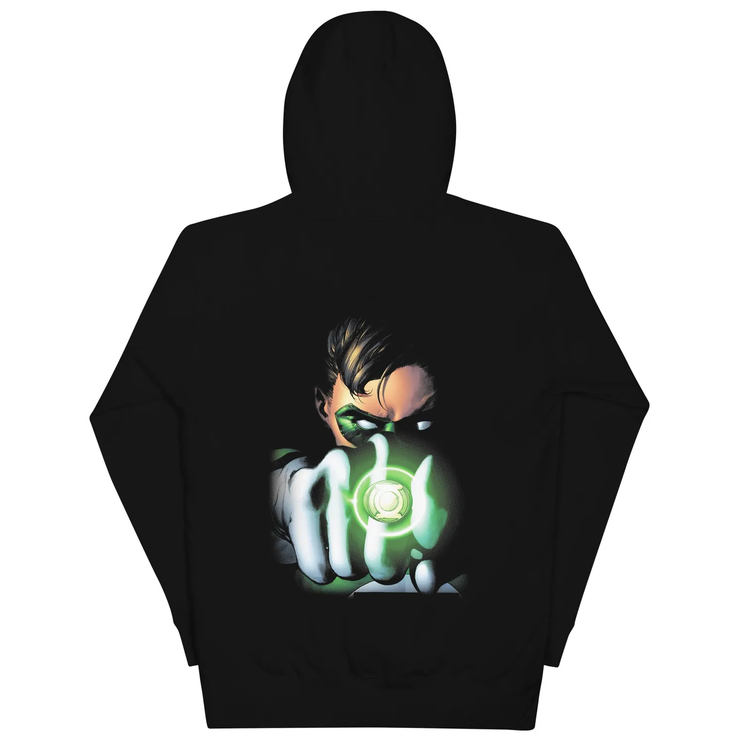 Green Lantern Hal Jordan brodert hettegenser – fleecefôret
