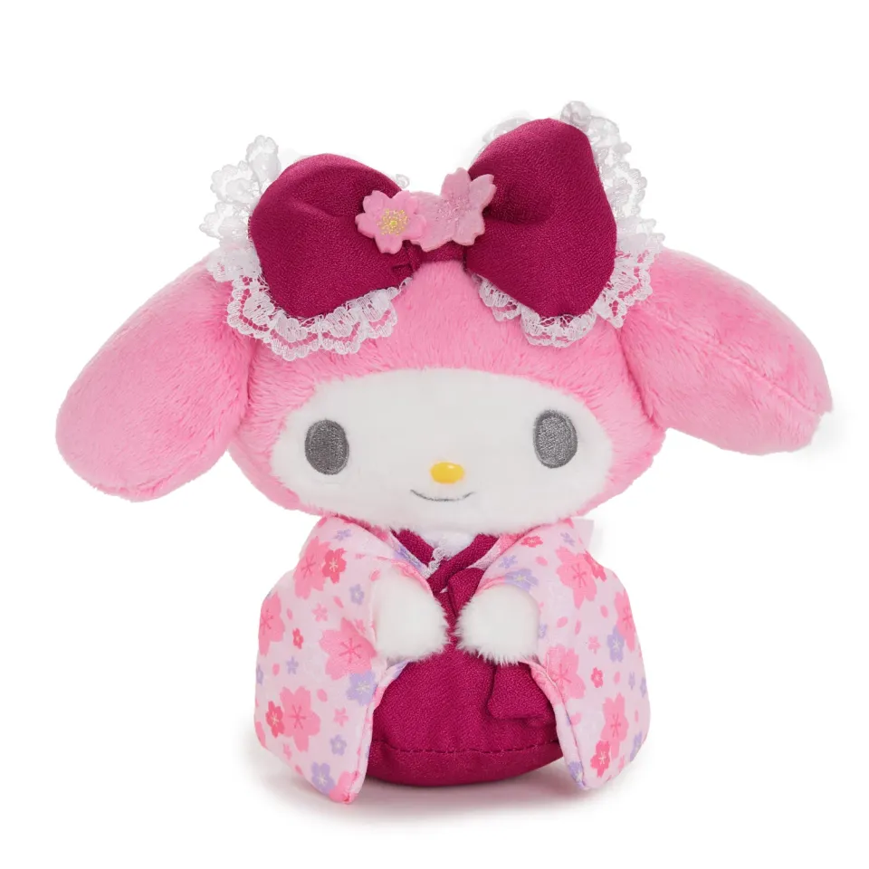 My Melody Hakama Series bean doll kosedukke 15 cm