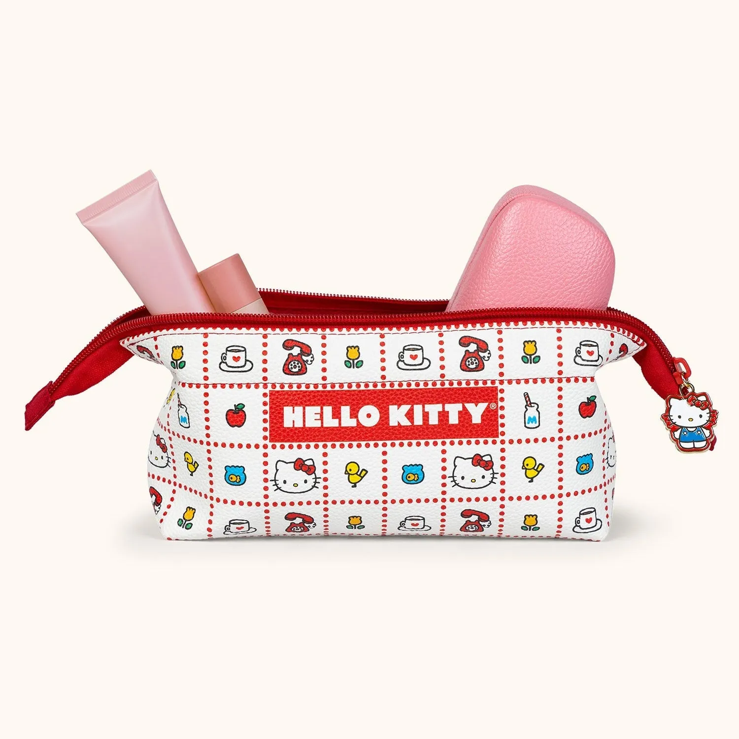 Hello Kitty x Studio Oh! Retro Red Mini Loaf Pencil Pouch – rødt pennal