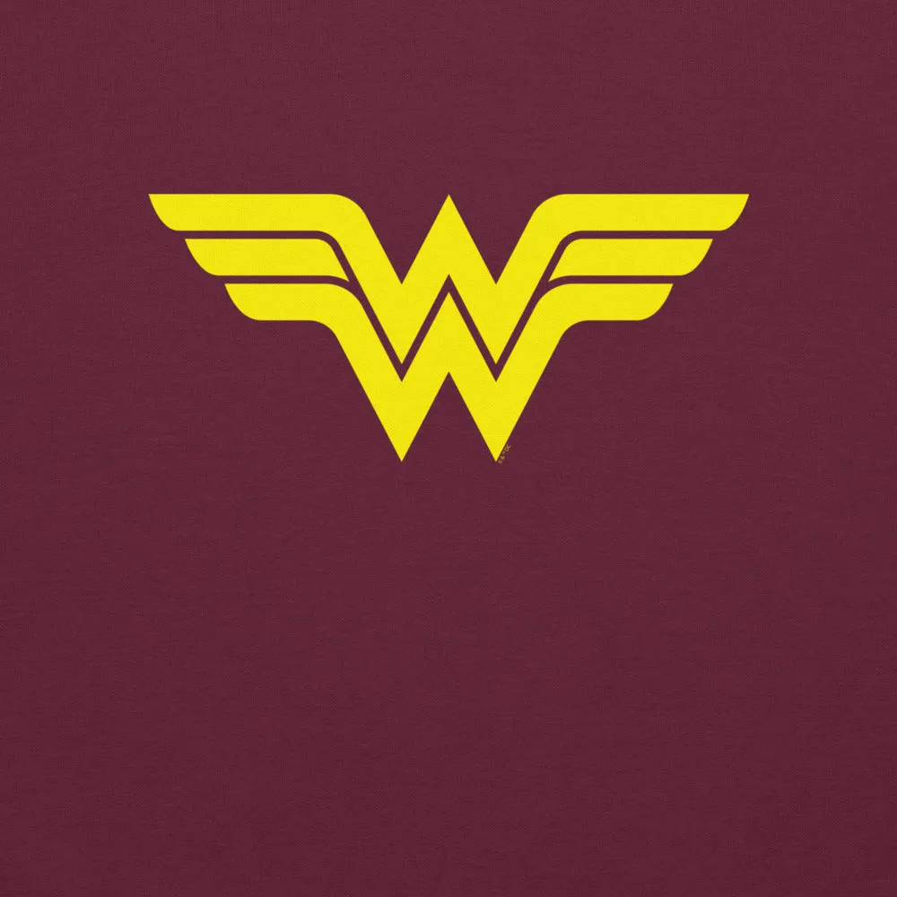 Batman WONDER WOMAN Logo Collegegenser rød