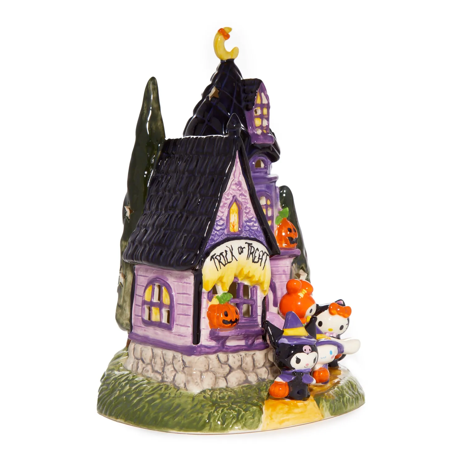 Hello Kitty and Friends Trick or Treat keramisk lysestakehus håndmalt