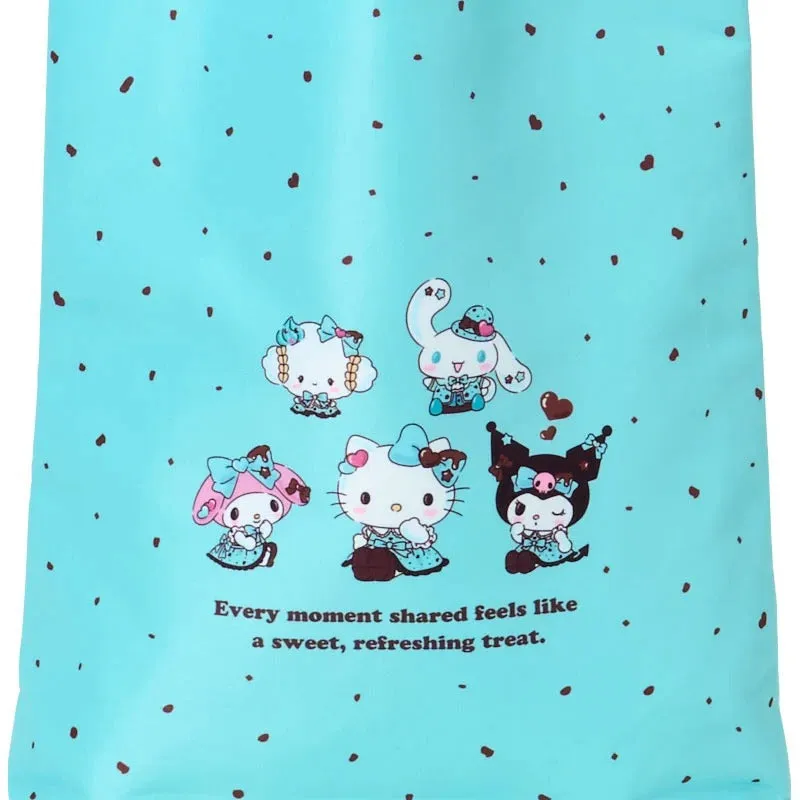 Hello Kitty Chocolate Mint Series Sanrio Characters handlenett med charm