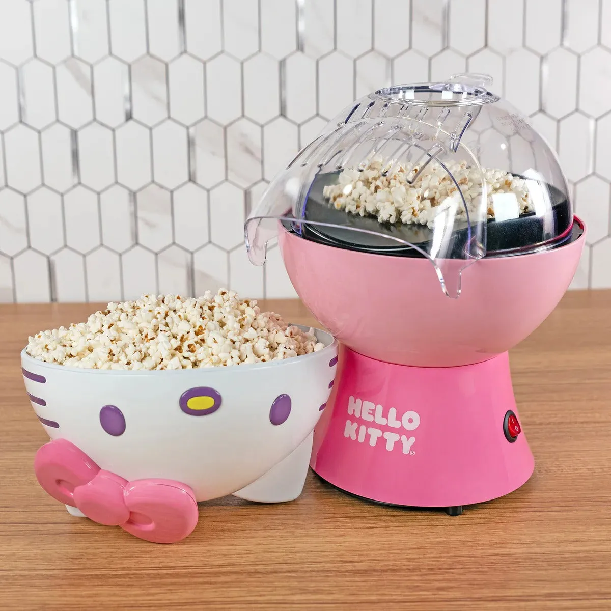 Hello Kitty Popcorn Maker popcornmaskin varmluft rosa
