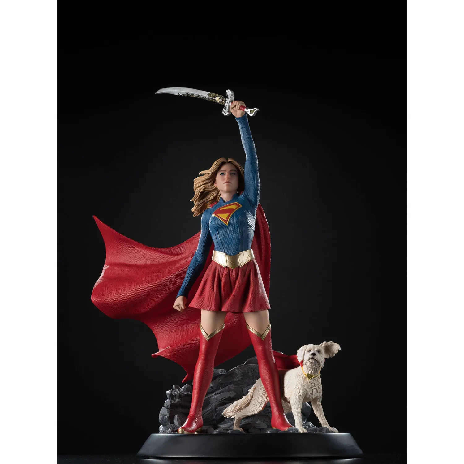 Batman Supergirl (2026 Movie) resinstatue 1/6 Krypto