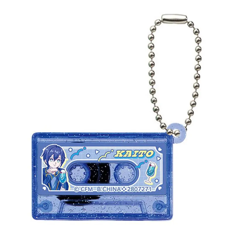 Neo Tokyo Vocaloid Hatsune Miku & Friends Cassette Tape Charm Gacha nøkkelring tilfeldig