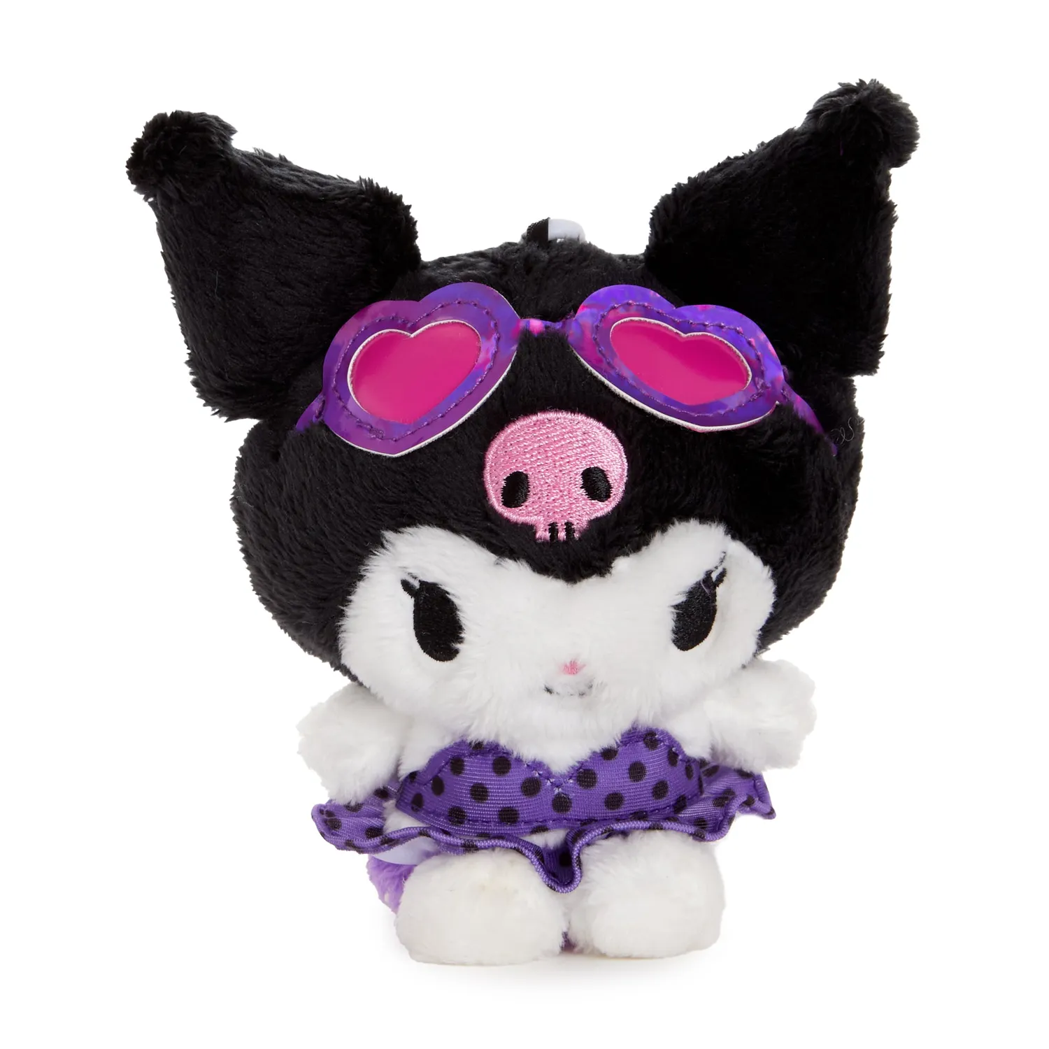 Hello Kitty Kuromi Plush Mascot Clip Summer Swim Series plysjklips