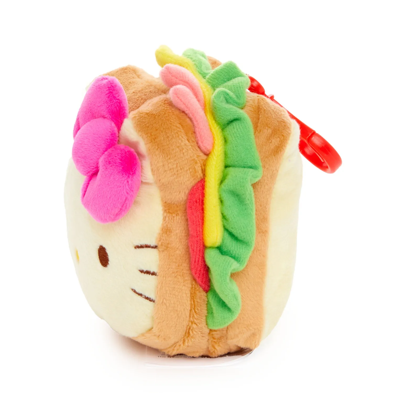 Hello Kitty Plush Mascot Clip Sandwich plysjmaskot med clip