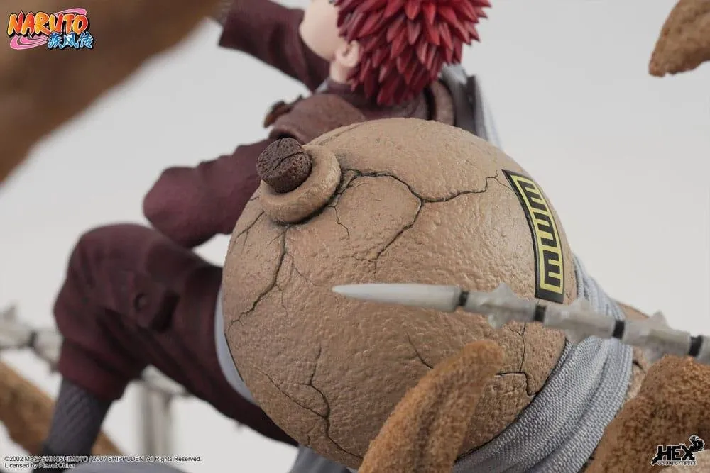 Manga Mania Naruto Shippuden Gaara VS Kimimaro Elite Dynamic-figur 61 cm