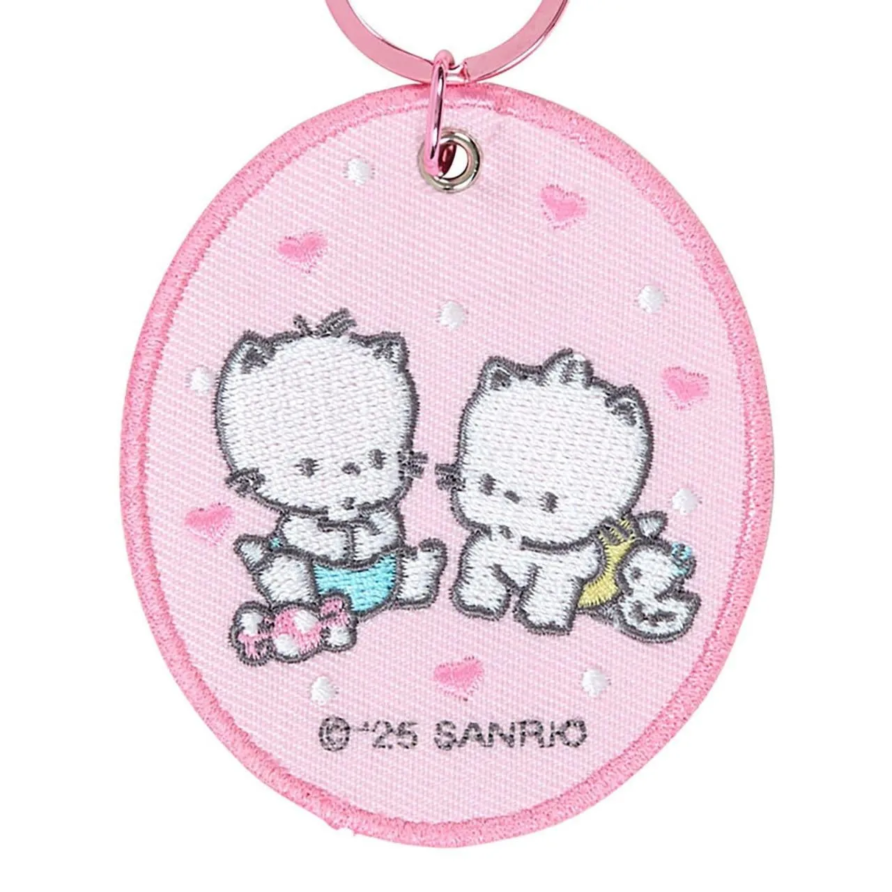 Sanrio Character Award Series Nya Ni Nyu Nye Nyon Mascot Badge Keychain nøkkelring