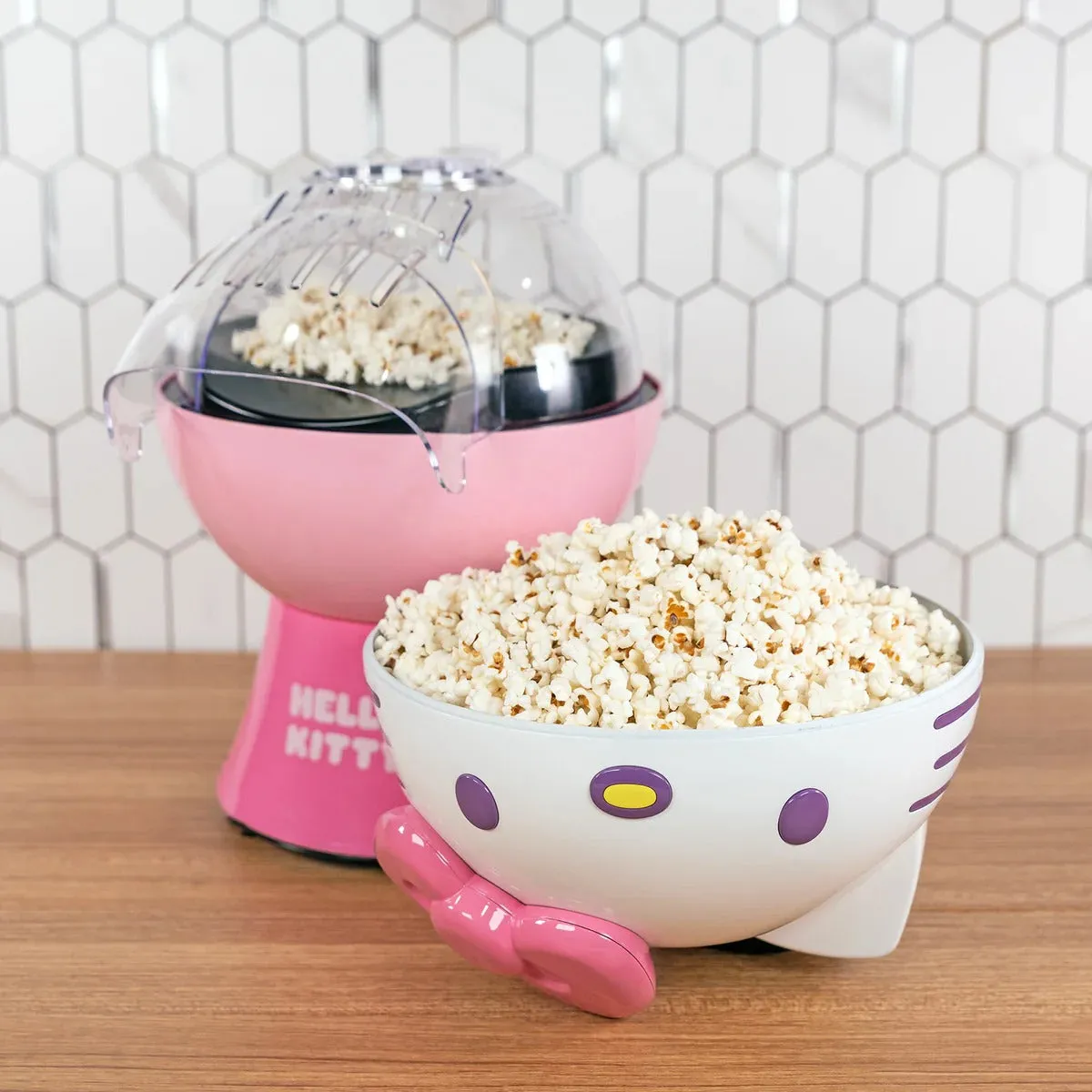 Hello Kitty Popcorn Maker popcornmaskin varmluft rosa