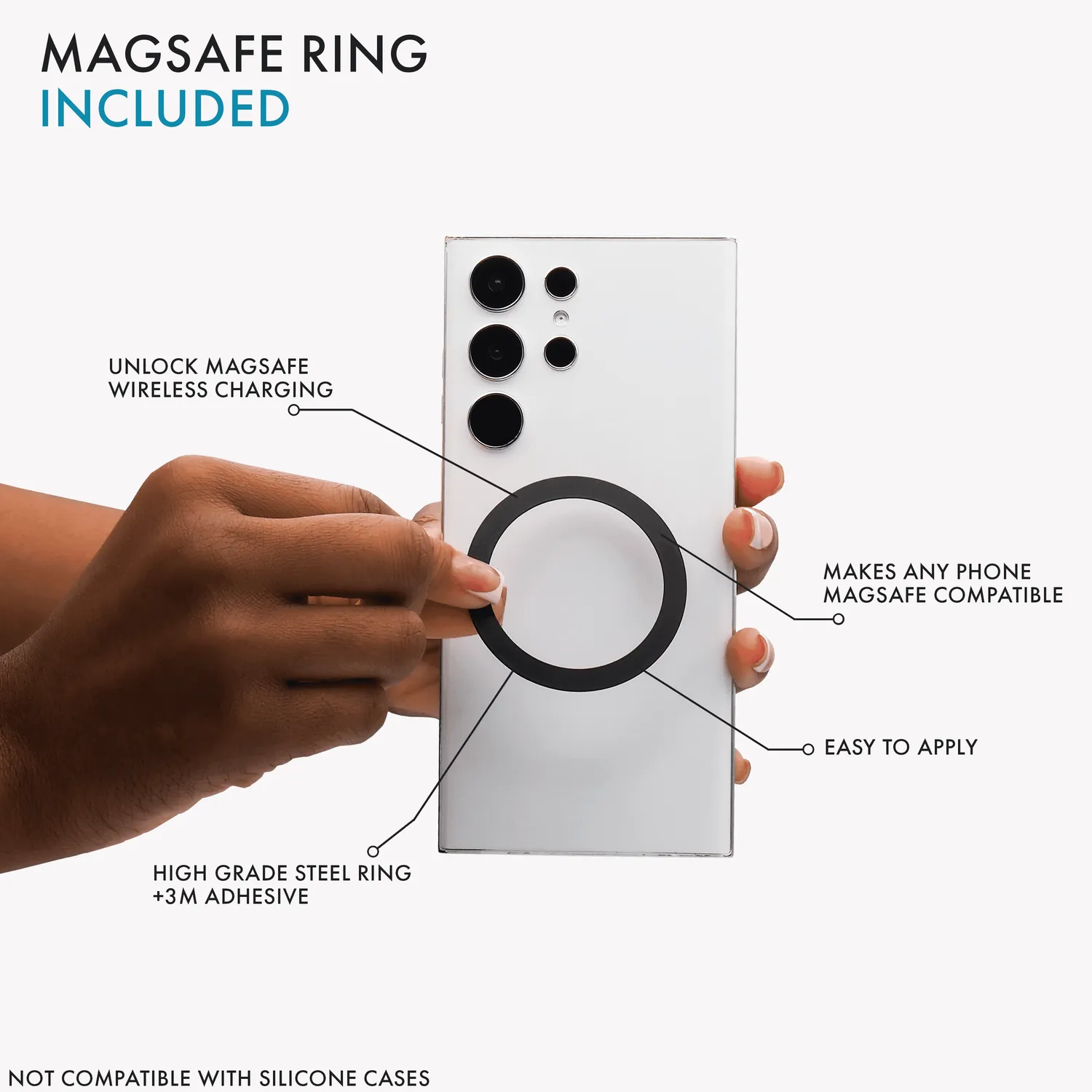 LoveHandle PRO for MagSafe Cinnamoroll mobilgrep med stativ