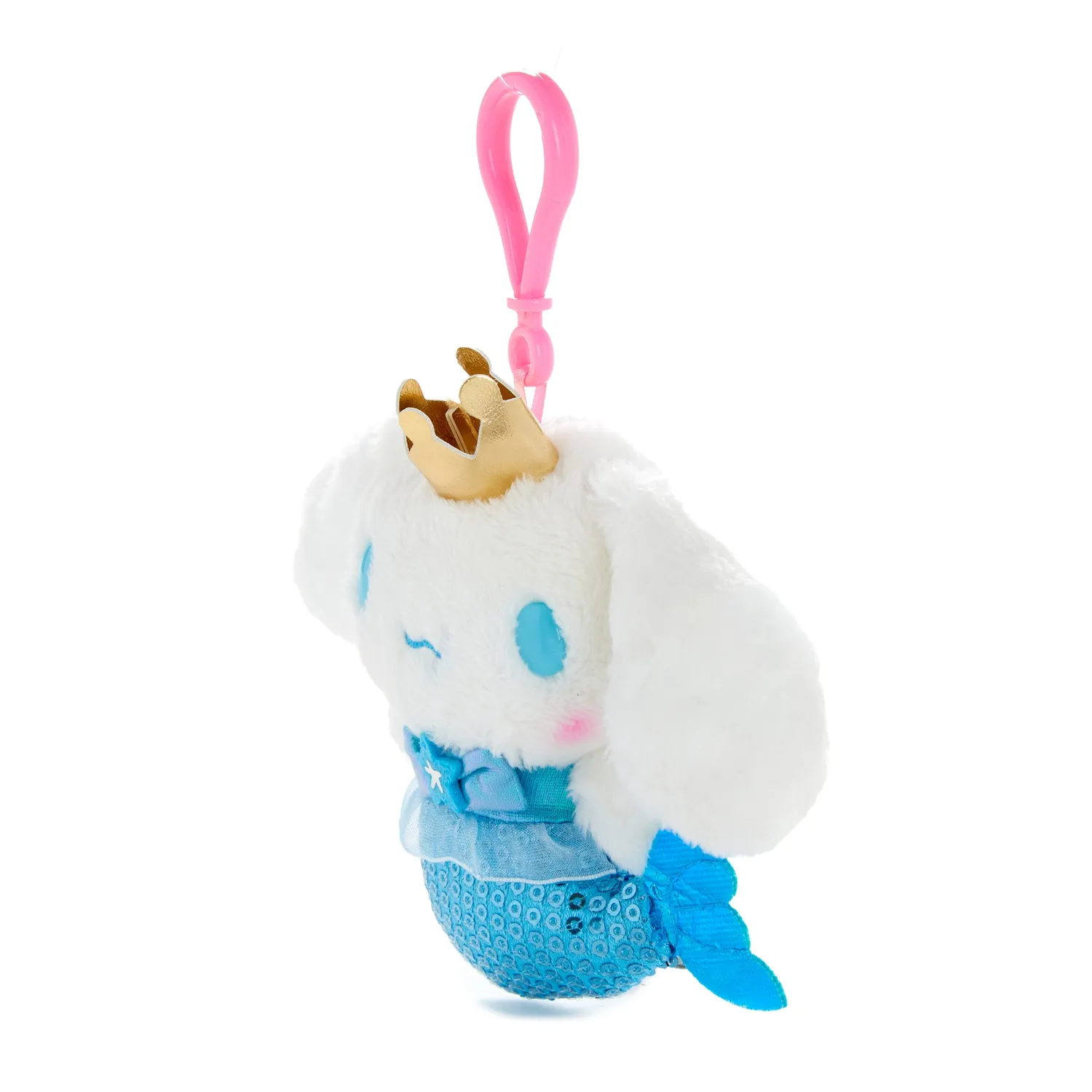 Cinnamoroll Mermaid Shimmer Series Plush Mascot Clip plysjklips