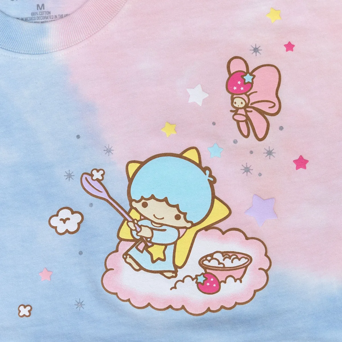 JapanLA LittleTwinStars Parfait Spirit Jersey tie-dye genser XS–XXL bomull