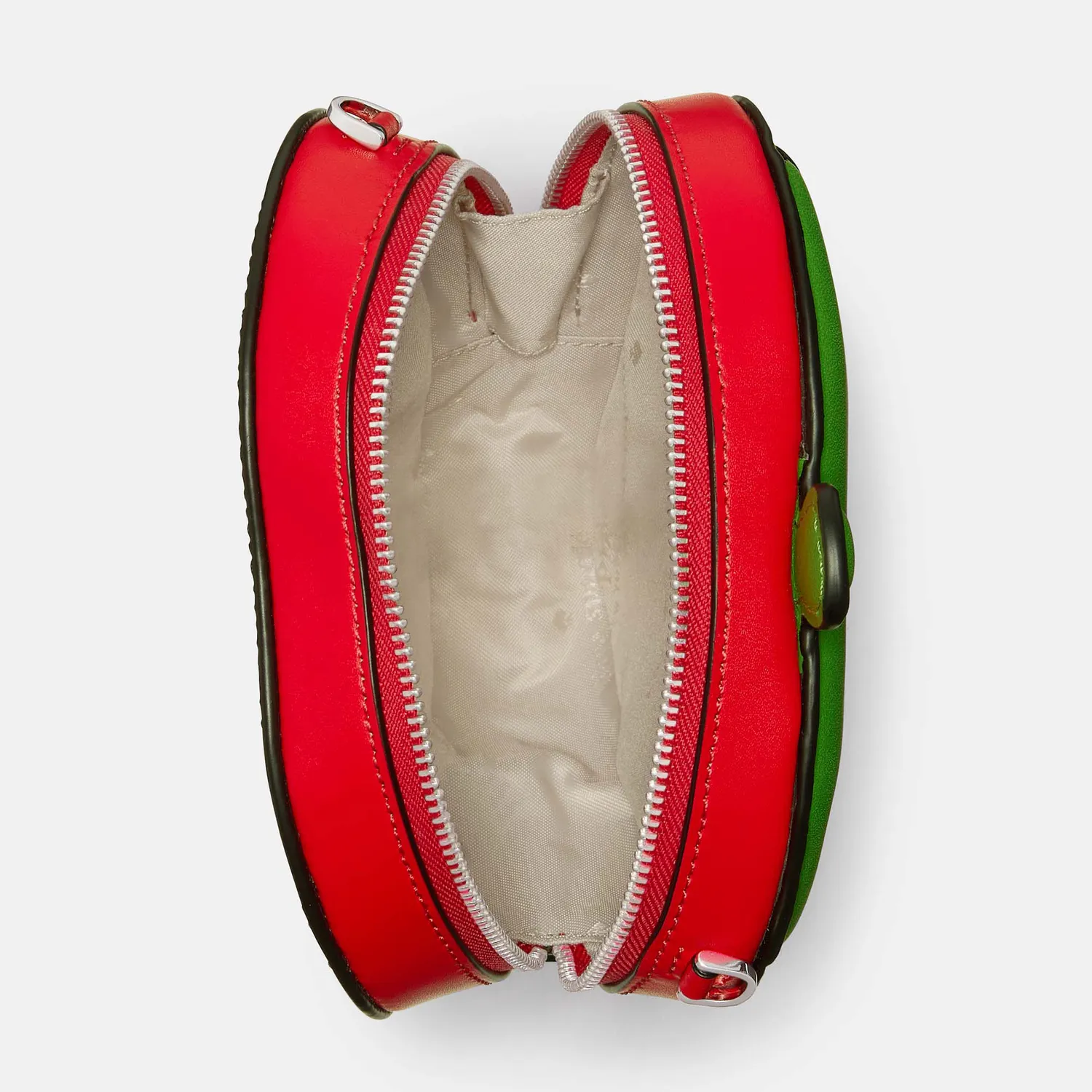 Hello Kitty x Kate Spade 3D Strawberry miniveske i skinn