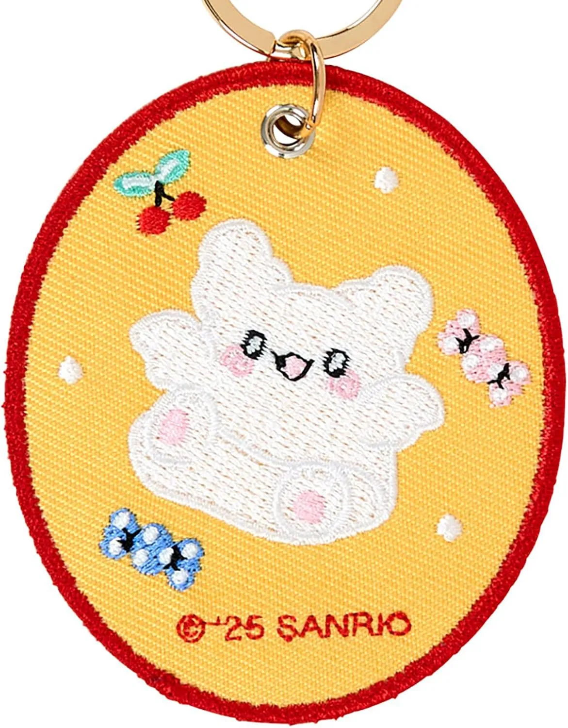 Hello Kitty Sanrio Character Award Hanamaruobake nøkkelring – brodert